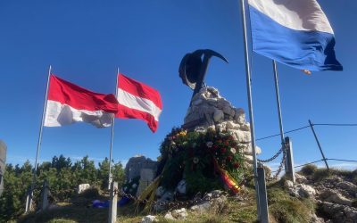 Gedenkfeier 2023 am Ehrenmahl der Gebirgstruppe auf dem Untersberg