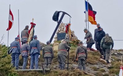 Gedenkfeier 2025 am Ehrenmahl der  Gebirgstruppe auf dem Untersberg